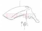 SUZUKI FZ50 X (1999) 44 - FRONT FENDER