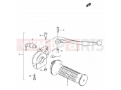 SUZUKI FZ50 X (1999) 48 - RIGHT HANDLE SWITCH (E06, E09, E10, E24, E25, E26)