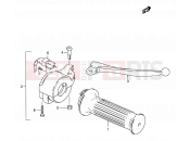 SUZUKI FZ50N P (1993) 47 - RIGHT HANDLE SWITCH (E01,E02,E16,E50)