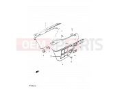 SUZUKI GP100 / GP100E X (1999) 44 - FRAME COVER (GP100UL E02)