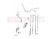 SUZUKI GP100 / GP100E X (1999) 50 - HANDLEBAR