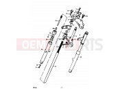 SUZUKI GP100U C (1978) 47 - FRONT FORK (E13)
