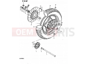 SUZUKI GS1000G T (1996) 75 - REAR WHEEL