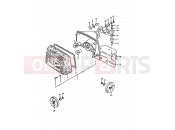 SUZUKI GS1000H / GS1000E T (1996) 34 - REAR COMBINATION LAMP (E17)
