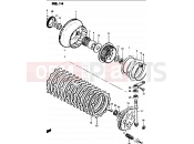 SUZUKI GS1100G E (1984) 14 - CLUTCH