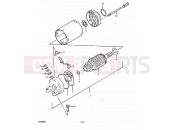 SUZUKI GS450 T (1996) 18 - STARTING MOTOR