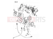 24 - SPEEDOMETER - TACHOMETER - Suzuki GS450L X (1999)