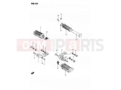 43 - FOOTREST - Suzuki GS450L X (1999)