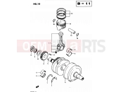10 - CRANKSHAFT - Suzuki GS450L D (1983)