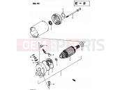 23 - STARTING MOTOR - Suzuki GS450L D (1983)