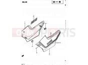 58 - FRAME COVER (MODEL D) - Suzuki GS450L D (1983)