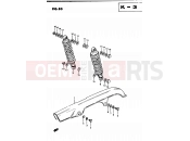 83 - CHAIN CASE - SHOCK ABSORBER - Suzuki GS450L D (1983)