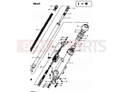 63 - FRONT LEFT DAMPER (E34) - Suzuki GS450L D (1983)