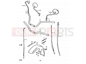 SUZUKI GS550D T (1996) 54 - HANDLEBAR - FRONT FENDER