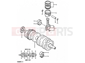 SUZUKI GS650GT X (1999) 8 - CRANKSHAFT