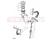 SUZUKI GS850G T (1996) 77 - REAR MASTER CYLINDER