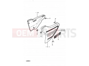 SUZUKI GS850G X (1999) 58 - FRAME COVER (MODEL X)