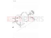 25 - HEADLAMP (E04,E16,E17,E21,E22,E24,E25,E26,E53) - Suzuki GSX400E E (1984)