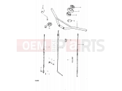 SUZUKI PE400 X (1999) 38 - HANDLEBAR