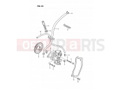 10 - OIL PUMP (E16,E43,MODEL R E15,P15) - Suzuki PV50 D (1983)