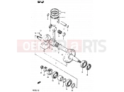 SUZUKI RG125C G (1986) Gamma 4 - CRANKSHAFT