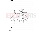 SUZUKI RG125C H (1987) Gamma 40 - FRONT FENDER