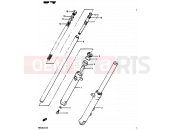 SUZUKI RG125C H (1987) Gamma 38 - FRONT DAMPER
