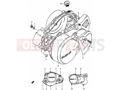 3 - CRANKCASE COVER - Suzuki RG50 E (1984) Gamma