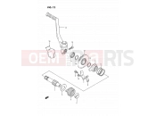 SUZUKI RM80 L (1990) (E24) 12 - KICK STARTER