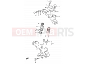 SUZUKI RM80 J (1988) (E03,E28,E33) 24 - STEERING STEM (MODEL G/H/J)