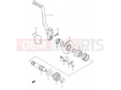 SUZUKI RM80 M (1991) (E03,E28,E33) 13 - KICK STARTER