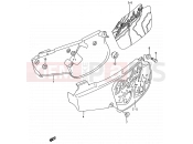 22A - FRAME COVER (MODEL M/N) - Suzuki RM80 N (1992) (E03,E28,E33)