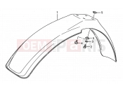 SUZUKI RM80 R (1994) (E03,E28,E33) 25 - FRONT FENDER