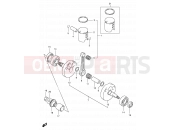5 - CRANKSHAFT - Suzuki RM80 X (1999) (E24)