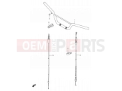 23 - HANDLEBAR - CABLE - Suzuki RM80 X (1999) (E24)