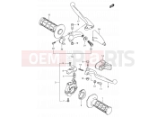 24 - HANDLE LEVER - Suzuki RM80 X (1999) (E24)