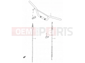SUZUKI RM80 V (1997) (E03,E28,E33) 23 - HANDLEBAR - CABLE