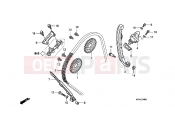 HONDA CBF10008 CBF1000 2008 E-4 TIMING CHAIN ​​/ TENSIONER
