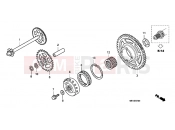 HONDA CBF10008 CBF1000 2008 E-7 CLUTCH COUPLING START