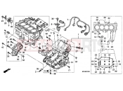 HONDA CBF10008 CBF1000 2008 E-13 CRANKSHAFT