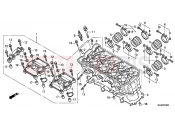 HONDA CBF1000FTC CBF1000FT 2012 E-2 CYLINDER HEAD