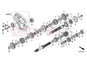 HONDA CBF1000FTC CBF1000FT 2012 E-15 TRANSMISSION