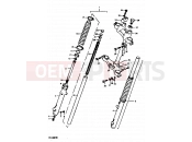 42 - FRONT FORK - Suzuki TS100ER T (1996)