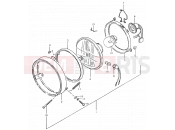 SUZUKI TS125ER X (1999) 24 - HEADLAMP (E04)