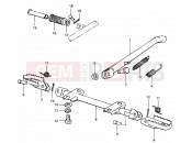 SUZUKI TS125ER X (1999) 49 - STAND - FOOTREST (E22)