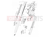 SUZUKI TS125ER L (1990) 55 - FRONT FORK