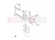SUZUKI TS125ER R (1994) 58 - FRONT CALIPER (MODEL R P09)
