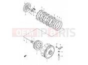 SUZUKI TS125ERC N (1992) 9 - CLUTCH