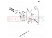 SUZUKI TS125ERC N (1992) 49 - LEFT HANDLE LEVER