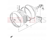 SUZUKI TS125ERC R (1994) 20 - HEADLAMP (E02)